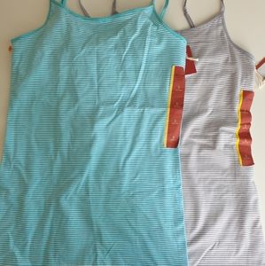 2 Mossimo tank top striped with spaghetti strap